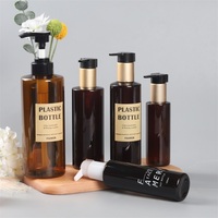 Série de flacons en plastique PET rechargeables multi-tailles pour emballages cosmétiques, pompes à lotion, vaporisateurs, soins de la peau, tonique, désinfectant pour les mains, soins du corps