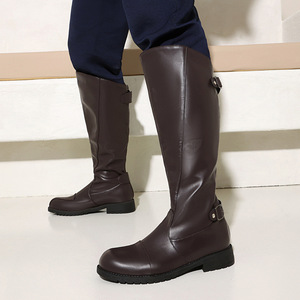 YL6156 Fashion Top Quality Waterproof New Polo <strong>Men</strong> Horse Riding Leather Long Zipper Riding Leather <strong>Boots</strong> <strong>Tall</strong> <strong>Boot</strong> - Product Image 5