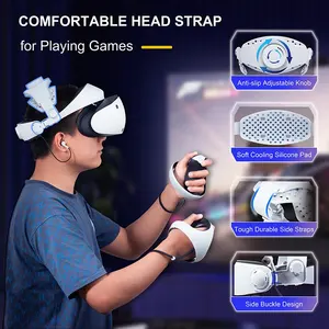 Soporte de diadema ajustable retráctil para <span class=keywords><strong>SONY</strong></span> PS VR2 <span class=keywords><strong>Gafas</strong></span> Diadema Extraíble Portátil PlayStation VR2 Accesorios de expansión - Product Image 4