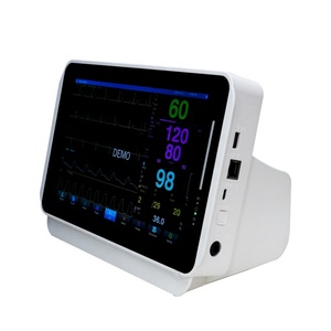 Прикроватный монитор для животных, ветеринарный <span class=keywords><strong>10</strong></span>-дюймовый сенсорный экран, портативный, многопараметрический, для домашних животных - Product Image 1