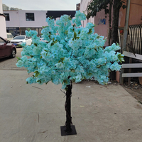 Arbre floral artificiel Sakura de 1,2 m, 1,5 m, 1,8 m, centre de table, petite fleur en soie, cerisier artificiel pour décoration de mariage