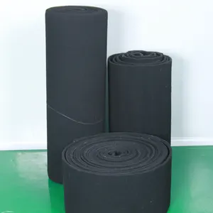 Produsen filter udara Tiongkok G4 serat karbon aktif penyaring udara katun spons karbon aktif media penyaring udara