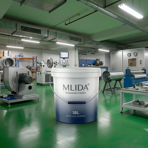 Pintura Epoxi Líquida MLIDA a Base de <span class=keywords><strong>Agua</strong></span> <span class=keywords><strong>para</strong></span> Pisos de Garajes Comerciales, Resistente a Derrames de Petróleo, Gas y Productos Químicos, Certificación CE Francés A+ - Product Image 1
