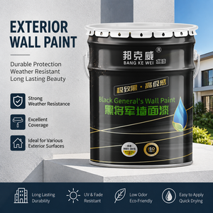 Matte Black Latex <b>Paint</b>, Special for Engineering, Water-Based Black <b>Coating</b> for Factory and Basement Interior Walls - Product Image 1