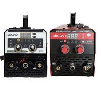 Machine à souder 3 en 1 sans gaz MIG TIG MMA, portable, à inverseur IGBT, MIG270, soudeuse domestique, équipement de soudage, soudeuse MIG à fil fourré