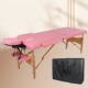 Table de massage pliante en bois rose réglable en hauteur SW, capacité 300 kg, table de beauté portable