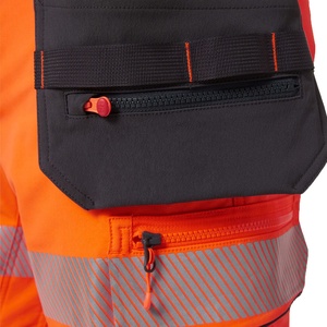 Shorts de sécurité haute visibilité pour hommes, réfléchissants, pour travaux de construction, travaux routiers, vêtements de travail industriels, légers, multi-poches - Product Image 6