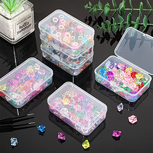 Boîte de rangement portable en plastique PP transparent, mini, multi-usage, petite boîte cadeau transparente pour produits ménagers, emballage portable - Product Image 3