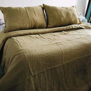 Chino de lujo Natural de lino puro <span class=keywords><strong>Hotel</strong></span> de cama <span class=keywords><strong>funda</strong></span> nórdica de lino edredón - Product Image 1