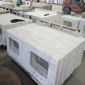 Dalles de marbre blanc de Carrare modernes en gros pour villas, halls d'hôtels, salles de bain, comptoirs de cuisine et plus encore - Product Image 3