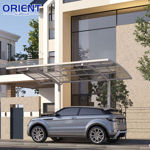 Abri de <span class=keywords><strong>voiture</strong></span> autoportant à montage facile, pour une seule <span class=keywords><strong>voiture</strong></span>, avec structure en alliage d'aluminium et panneaux PC arqués - Product Image 4