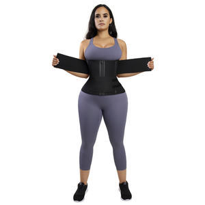 Double Ceintures Gym Waist Trainer Corset Firm Tummy Control Sports Cincher Sweat Girdle for Fat Burning Plus Size Waist Wrap Corset - Product Image 4