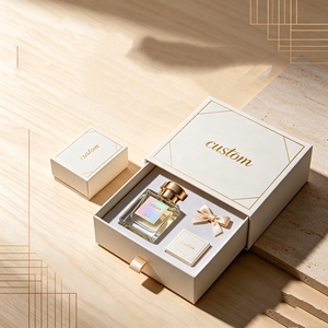 Scatola di Lusso Personalizzata per Profumi con <span class=keywords><strong>Cartone</strong></span> Riciclabile, Laminazione Lucida/Opaca, Goffratura, Stampa UV a Spot, Opzioni Personalizzabili - Product Image 2