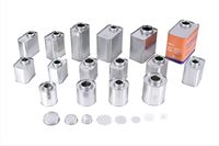 Mini bougie personnalisée, boîte cadeau, bidon aérosol, estampage de précision, bidon de voyage vide en métal, services d'usinage CNC