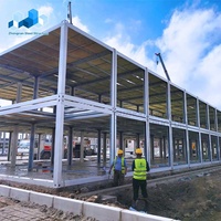 Bâtiment préfabriqué pour bureaux, hébergements, dortoirs, écoles, hôpitaux, magasins de détail, centre commercial préfabriqué, maison conteneur