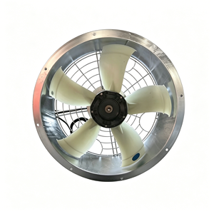 Ventilador de Torre de Flujo Axial de 24 Pulgadas con Motor AC de Bajo Consumo, 5 Aspas de Nylon, Marco de Acero Inoxidable, Silencioso, Industrial - Product Image 3