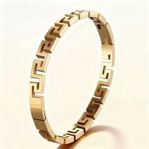 Xuyên biên giới phụ kiện minimaliste acier titane Vòng đeo tay rực rỡ thời trang <span class=keywords><strong>Bangles</strong></span> với vòng tròn thiết kế sắc tố giảm cân miễn phí - Product Image 3