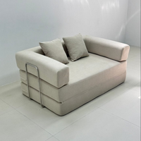Ensemble de canapés modulaires modernes, design luxueux, grand siège, style nordique, coussins confortables et moelleux, grande zone de détente