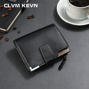 <span class=keywords><strong>Accessori</strong></span> multifunzionali da <span class=keywords><strong>uomo</strong></span> con chiusura a cerniera in PU Casual porta carte Business per lo stoccaggio di monete - Product Image 3