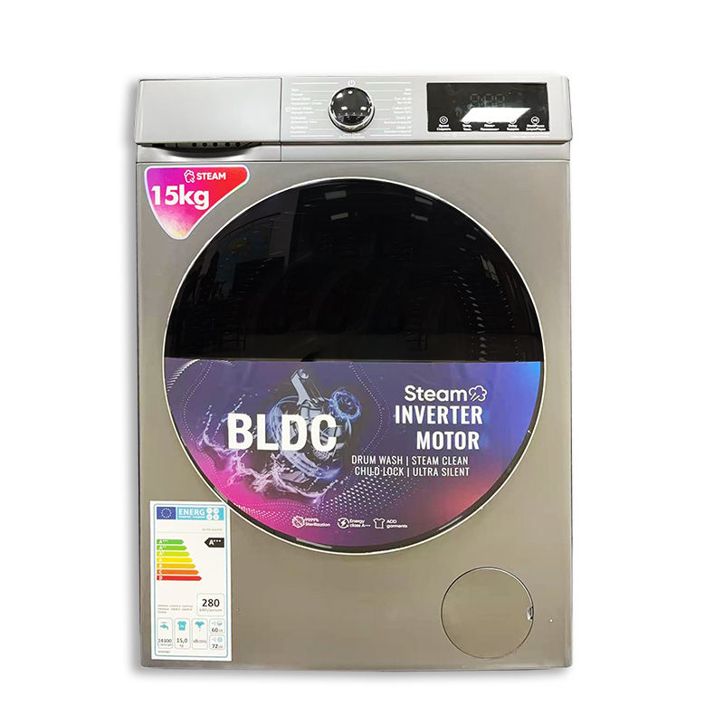 Lave-linge et essorage 15kg gris