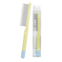 Peigne de toilettage pour animaux de compagnie, brosse démêlante pour chiens et chats, outil de nettoyage pour l'élimination des poils, pour usage domestique ou en salon
