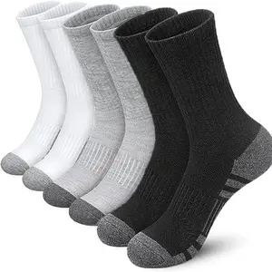 2023 vente en gros chaussettes en coton personnalisées chaussettes de sport de basket-ball en gros chaussettes blanches pour hommes d'automne et d'hiver