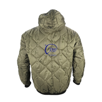 Veste à capuche ou zippée en nylon tactique imperméable, style Woobie, avec logo personnalisé OEM, pour le désert et la nuit