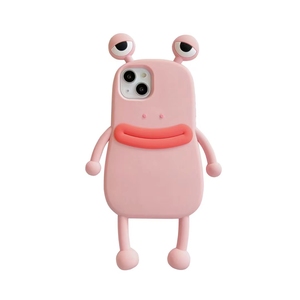 Cute 3D Cartoon salsiccia bocca rana custodia in Silicone per iPhone 13 Pro Max 12 Pro Max 11 Pro Max <span class=keywords><strong>coppia</strong></span> morbida <span class=keywords><strong>Cover</strong></span> antiurto - Product Image 6