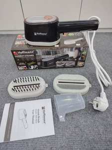 Machine à <span class=keywords><strong>repasser</strong></span> à vapeur Hoffmans 1500W, portable, pour vêtements secs et humides, 2 en 1, avec brosse souple et rigide, kit d'accessoires - Product Image 3
