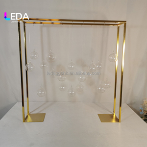 Arco de Metal LEDA para Decoración de Bodas, Centro de Mesa, Soporte Alto para Flores, Decoración para Fiestas de Boda - Product Image 3