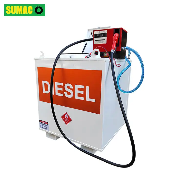 Tragbare mobile Tankstelle Benzin-Diesel-Tank mit Pumpe für das Autoauffüllen