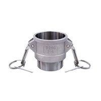 Conectores Rápidos de Acero Inoxidable 304 Tipo B, Conectores de Ranura Camlock, Acoplamientos para Tuberías