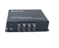 Convertisseur vidéo analogique 8 canaux BNC AHD CVI TVI 5MP vers fibre optique 20 km