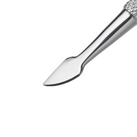 Instrument de soin personnel en acier inoxydable à double tête, grattoir à ongles réutilisable, pousse-cuticules professionnel durable pour salon