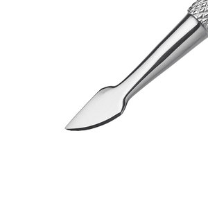 Instrument de soin personnel en acier inoxydable à double tête, grattoir à ongles réutilisable, pousse-cuticules professionnel durable pour salon - Product Image 2