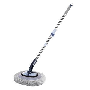 Mopa extensible para lavado de autos con mango curvo, cepillo manual de acero inoxidable gris para eliminar el polvo - Product Image 1
