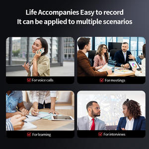Enregistreur numérique 64 Go pour réunions avec IA et aimant, dictaphone MP3 pour l'enregistrement clair de conférences et d'interviews - Product Image 6