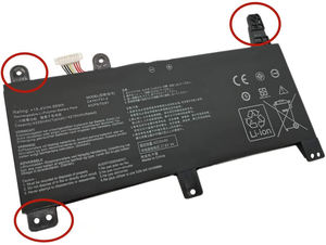 En iyi toptan tedarikçi C41N1731 dizüstü bilgisayar pilleri Asus GL504 GL504GM GL504GS GL504GW 4ICP5/70/81 C41N1731-1 C41N1731-2 - Product Image 3