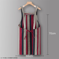 Tablier de cuisine pour femme, nouveau modèle 2026, en pur coton, résistant à l'huile, pour la maison et la cuisine, avec logo personnalisé, style workwear, tendance influenceur en ligne, élégant