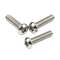 Viti a testa bombata con esagono incassato in acciaio inox M6 M7 M8 M10 M12 M16 M20 DIN 7380 304, miglior prezzo