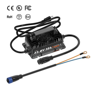 Chargeur de batterie au lithium LiTime à installation flexible, étanche, 59,06 pouces, avec indicateurs LED, sortie 36V 10A, <span class=keywords><strong>90</strong></span>-260V AC - Product Image 1