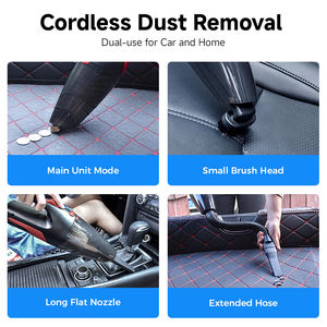 6000Pa Hochleistungs-Autostaubsauger 4000mAh Wiederaufladbarer Kabelloser Tragbarer Staubsauger für Auto und Haushalt - Product Image 6