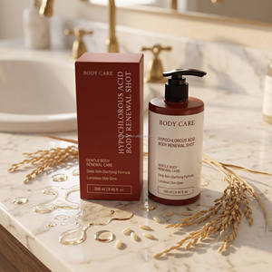Soin exfoliant corporel à l'acide hypochloreux avec traitement clarifiant à l'orge de riz pour la bactériose cutanée et les peaux rugueuses, éliminateur de cellules mortes - Product Image 3