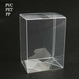 Cube Gift Acetate Box Transparent RPET Cake Packaging Crytal Clear Vinyl PVC Box Packaging Plastic Boxes