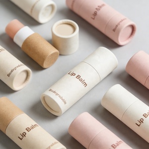 Envase de Papel Kraft Biodegradable Personalizado para Desodorante Sólido, Perfume, Cosméticos, Tubo de Papel Ecológico para Bálsamo <span class=keywords><strong>Labial</strong></span> - Product Image 1