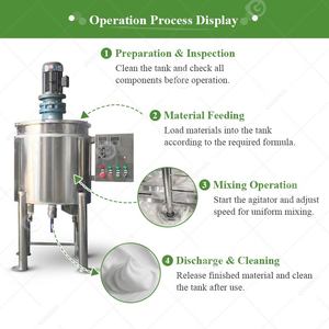 Hummus N2 20l Stainless Steel Large Mini Blender Soap Pencampur Homogenizer Jacket Machine Mixing Processing Tank - Product Image 5