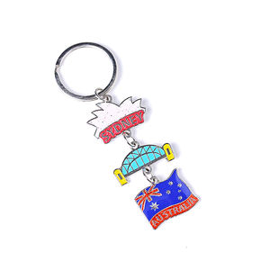 Llavero de Metal de Aleación de Zinc con Logotipo de Letras 2D Personalizado Promocional, Accesorio de Llaves Portátil de Moda de Alta Calidad, Artículo de Regalo - Product Image 3