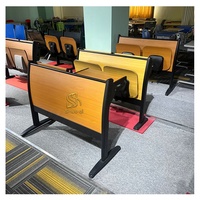 Banc d'école moderne SuoQi SQ-JT03 à structure en acier robuste avec panneau multicouche ignifuge, garantie 5 ans pour une utilisation en classe