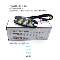 UKCA ECE R65 R10 Approuvé Super Slim LED Lampe de Secours 3Watt LED Car Ion Blue Light Truck Side LED Light LTD710 series