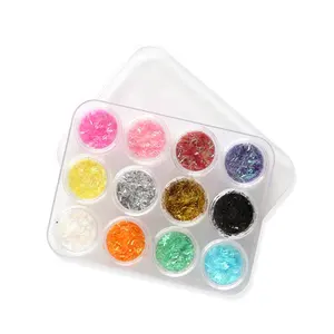 Raco Crafts Flash Glitter Powder for Slime,Arts Crafts PET Solvent Resistant Shimmer Colorful Glitter Powder